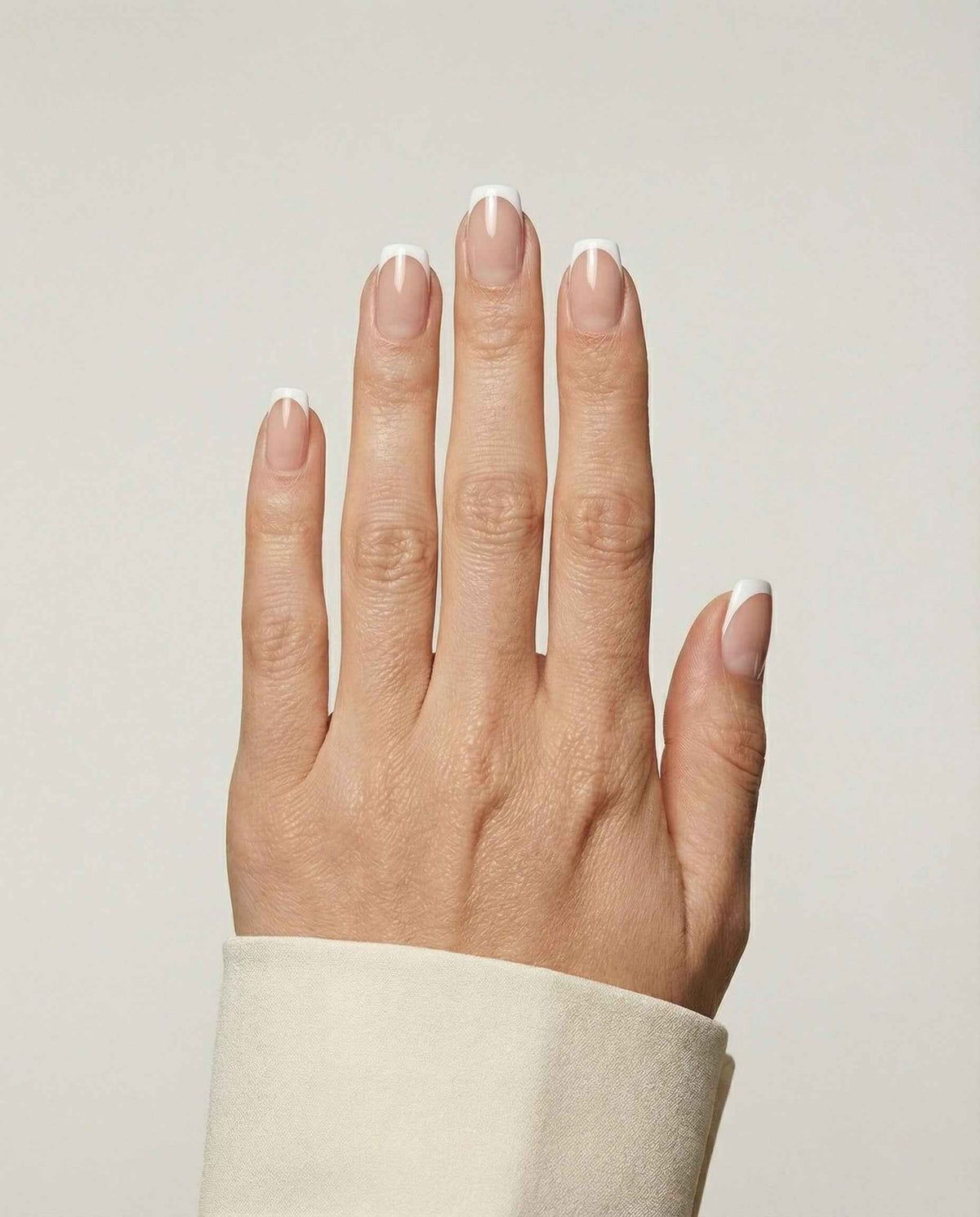 Framed French Short Square Soft Gel Press-On Nails