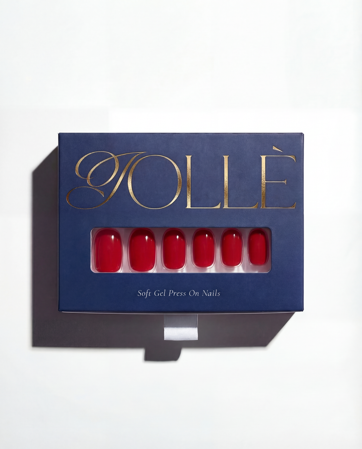 Classic Red XS Soft Square Comfort Fit Soft Gel Press-On Nails