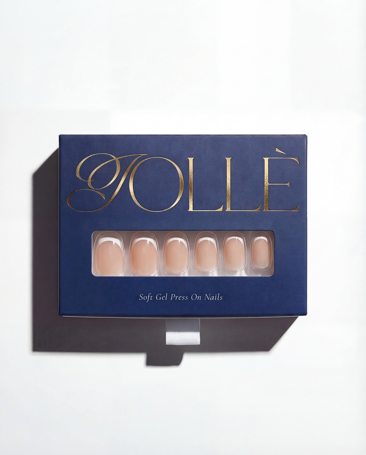 Framed French Short Square Soft Gel Press-On Nails