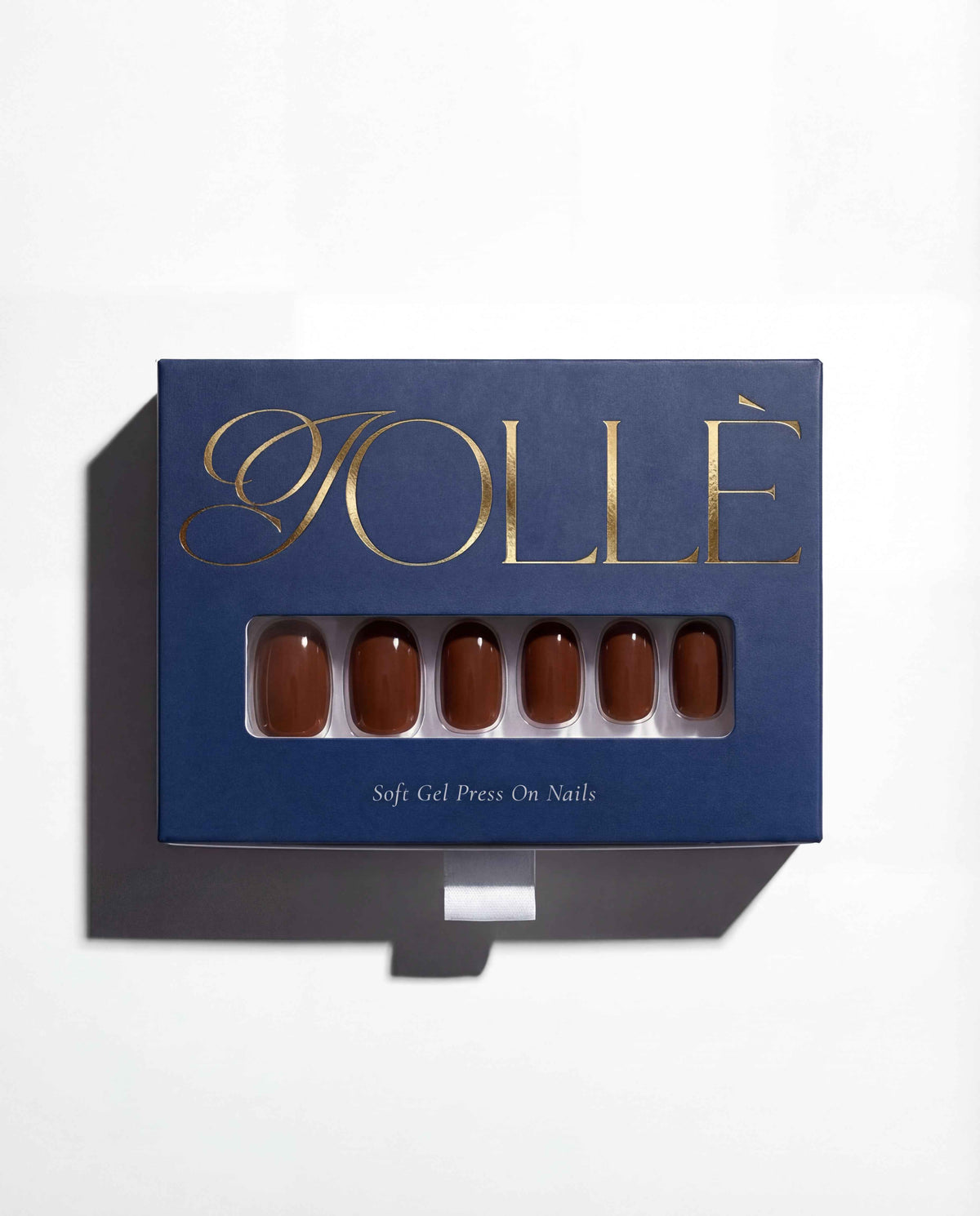 Dark Mocha Short Oval Soft Gel Press-On Nails