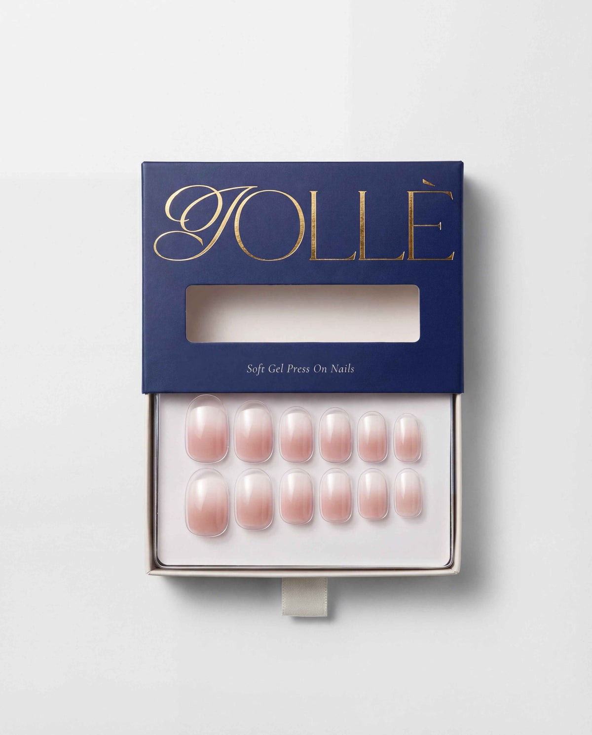 Nude Ombré Soft Square Comfort Fit Soft Gel Press-On Nails