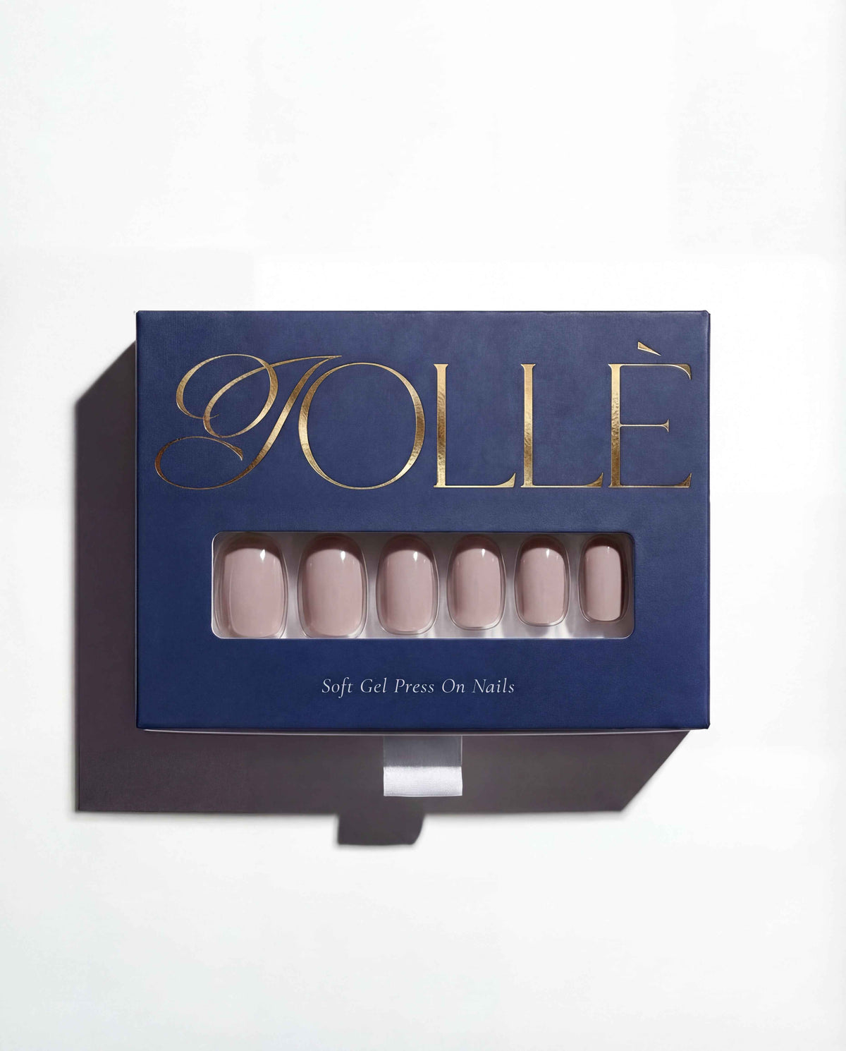 Nude Greige Short Oval Soft Gel Press-On Nails